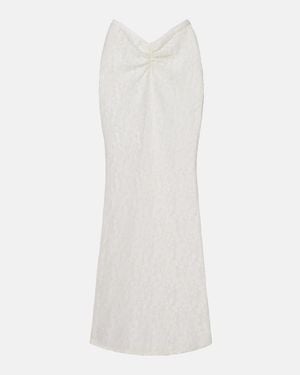 Bananhot Daisy Lace Maxi Skirt - White