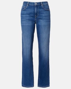 AG Jeans Girlfriend Straight Jeans - Blue