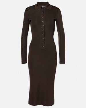 Tom Ford Midi Polo Dress - Brown