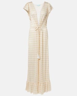 Melissa Odabash Kaftan Stevie Aus Lame - Weiß