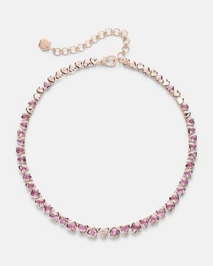 SHAY Collar Tennis De Oro De 18 Ct Con Zafiros Y Diamantes - Metálico
