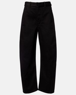 Lemaire Twisted Barrel-Leg Jeans - Black