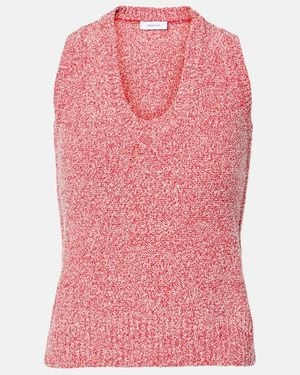 Ferragamo Cotton-Blend Jumper - Pink