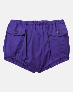 Prada Cotton Poplin Shorts - Purple