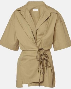 Dries Van Noten Cotton Twill Shirt - Natural