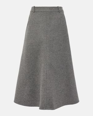 Brunello Cucinelli Elegant Fall-Winter Mini Skirt - Gray