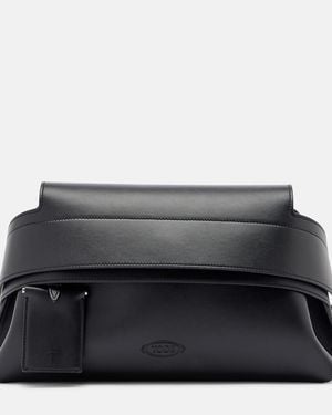 Tod's Pouch Wave Mini De Piel - Negro