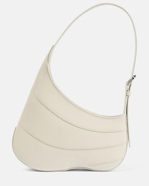 Alaïa Leather Shoulder Bag - White