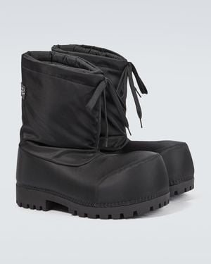 Balenciaga Alaska Nylon Ankle Boots - Black