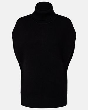 TOTEME Top Aus Einem Wollgemisch - Schwarz