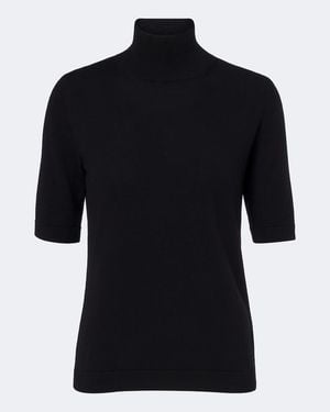 Max Mara Pull A Col Roule En Laine - Noir