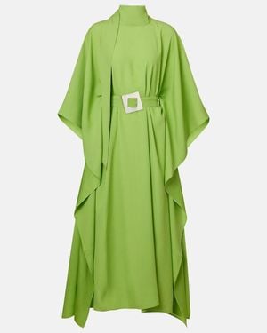 ‎Taller Marmo La Luna Crepe Cady Kaftan - Green