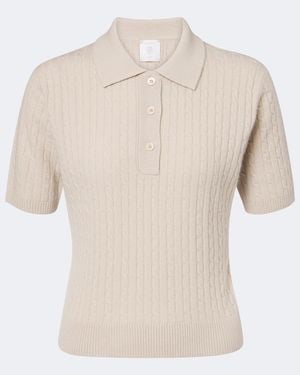Eleventy Cashmere Polo Shirt - Natural