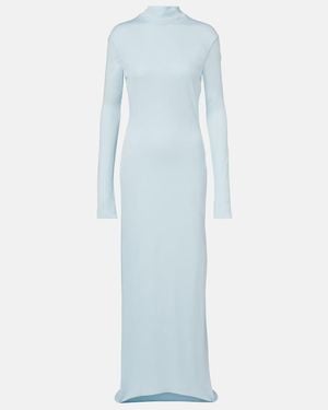 Tom Ford Jersey Gown - Blue