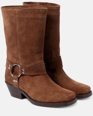 Isabel Marant Antya Leather Ankle Boots - Brown