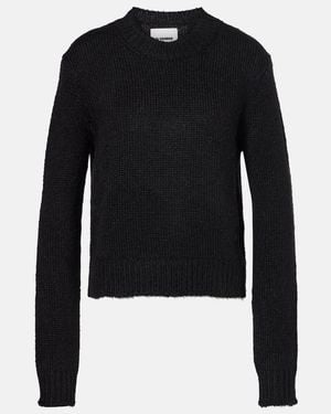 Jil Sander Pullover Aus Wollgemisch - Schwarz