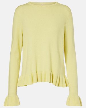 Jardin Des Orangers Cotton And Cashmere Jumper - Yellow