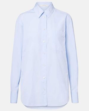 The Row Hemd Gavina Aus Baumwoll-Chambray - Blau