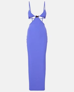 Christopher Esber Cutout Maxi Dress - Blue