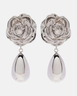 Magda Butrym Pendientes Florales - Metálico