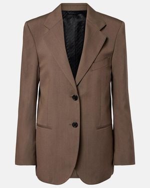 Acne Studios Wool Suit Jacket - Brown