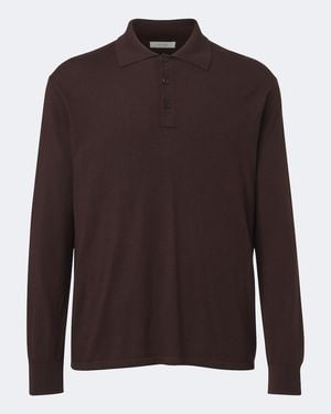 The Row Polopullover Menville Aus Wolle - Braun