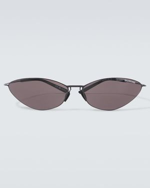 Balenciaga Malibu Cat-Eye Sunglasses - Brown