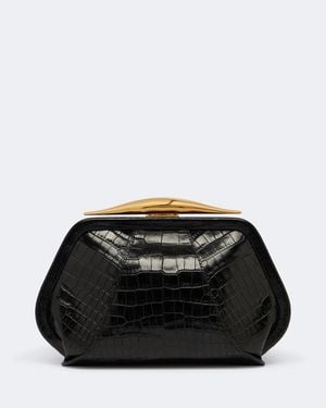 Elie Saab The Tresor Small Leather Clutch - Black