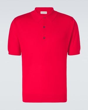 Dries Van Noten Wool Polo Shirt - Red