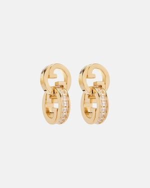 Gucci Ohrringe Blondie Mit Kristallen - Mettallic