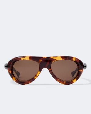 Bottega Veneta Aviator Sunglasses - Brown