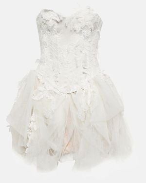 Danielle Frankel Bridal Liv Dress - White