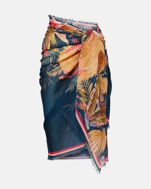 Zimmermann Bedruckter Pareo Aus Baumwolle - Blau
