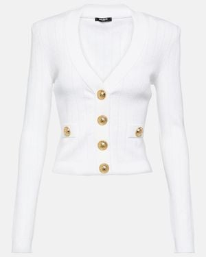 Balmain Cardigan - Weiß