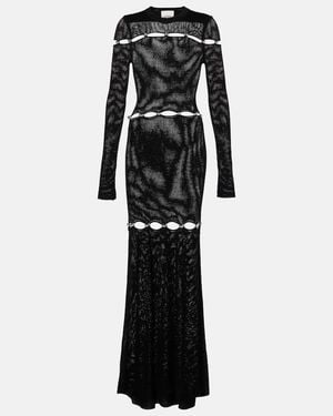 Isabel Marant Elmire Cutout Maxi Dress - Black