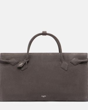 Alaïa Le Teckel Large Leather Shoulder Bag - Brown