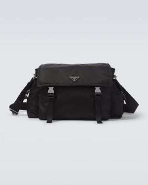 Prada Messenger Bag Explore Aus Re-Nylon - Schwarz