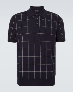 dunhill Jersey De Algodon Y Seda - Azul