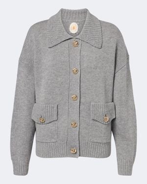 Jardin Des Orangers Wool And Cashmere Cardigan - Grey