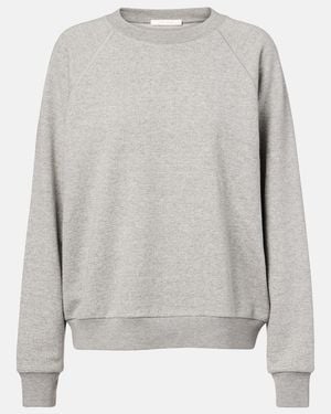The Row Eulalia Cotton And Cashmere Sweatshirt - Grey