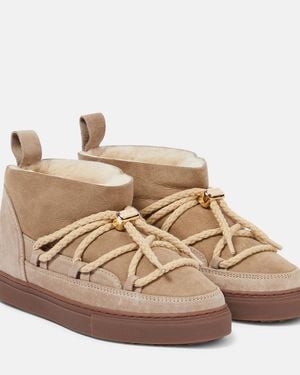 Inuikii Classic Low Suede Ankle Boots - Brown