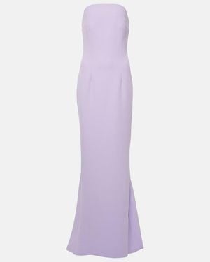 Safiyaa Sofie Crepe Gown - Purple