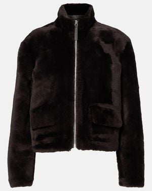 Proenza Schouler Label Jacke Scarlett Aus Shearling - Schwarz