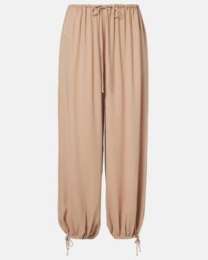 TOVE Estelia Wide-Leg Trousers - Natural