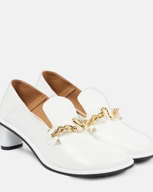 Stella McCartney Ryder 50 Loafer Pumps - White