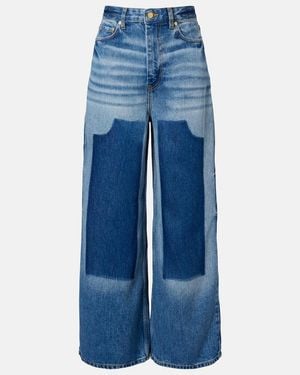 Ganni Wide-Leg Jeans - Blau
