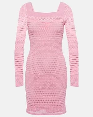 Tom Ford Crochet Minidress - Pink