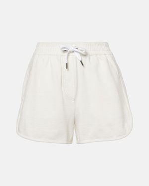 Brunello Cucinelli Cotton Shorts - White