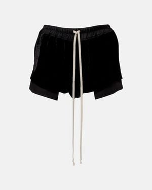 Rick Owens Shorts Fog - Schwarz