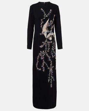 Costarellos Embellished Gown - Black